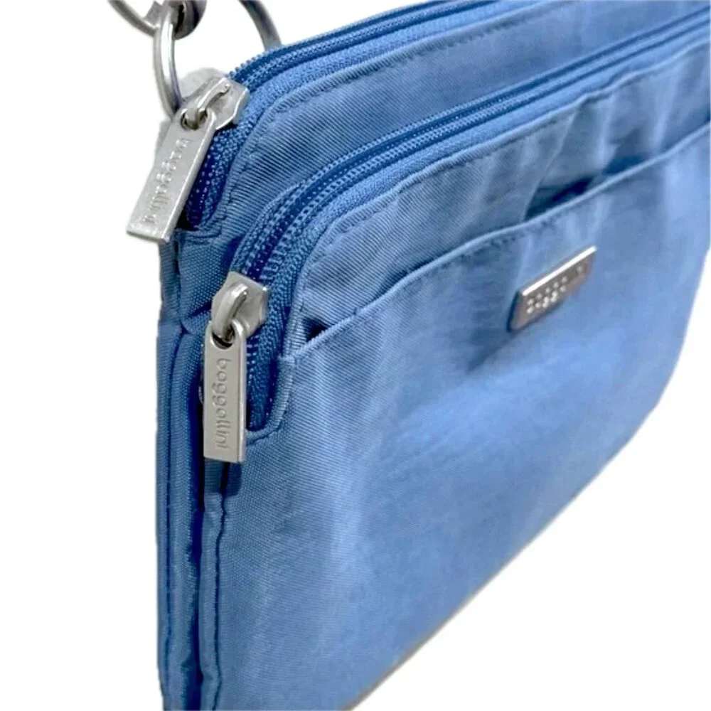 Baggallini Blue Pink Mini Everyday Crossbody Bag - Picture 2 of 7